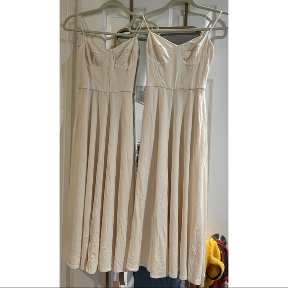 Reformation Glenda Dress in CREAM - Picture 4 of 5